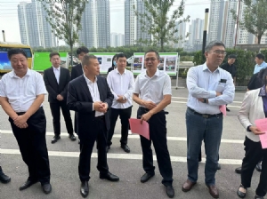 济宁市领导到太白湖区吾悦广场康姆勒充电站参观指导